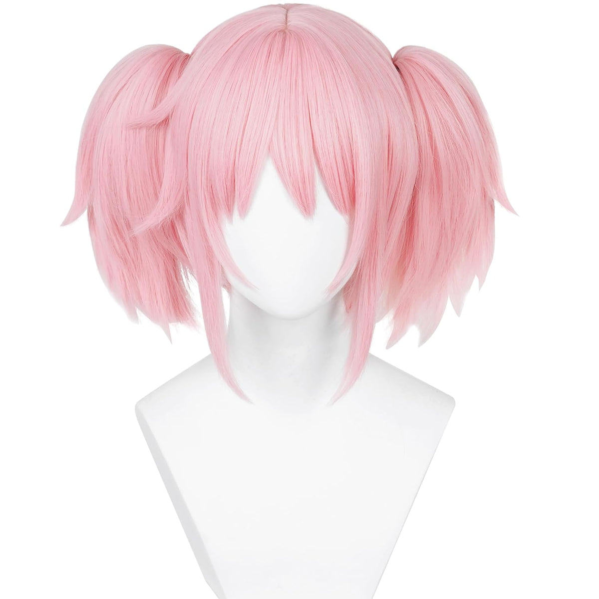 Mado-ka - Peluca corta para cosplay, peluca de cola de caballo de a...