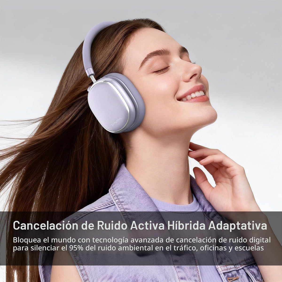 Srhythm NiceComfort 95 Auriculares inalámbricos con cancelación de...
