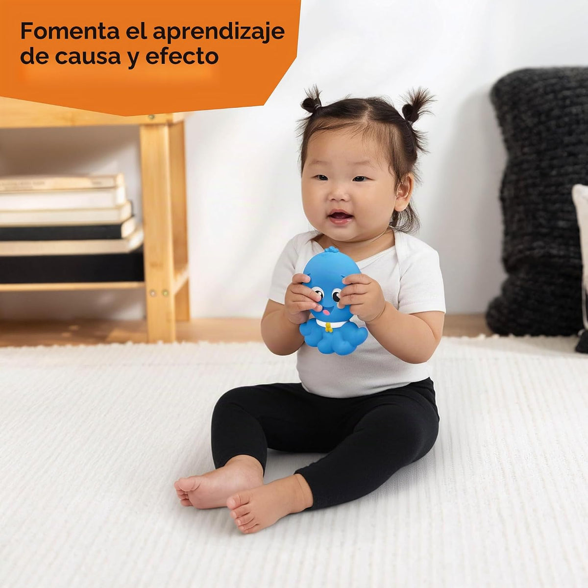 Baby Einstein Ocean Explorers Opus - Mordedor de goma natural, mult...