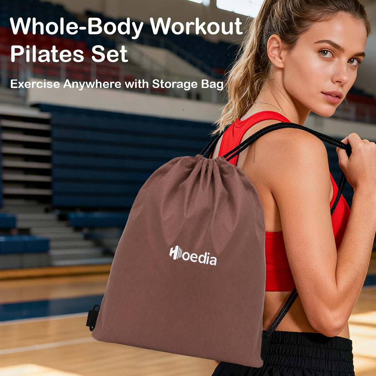 Hoedia Kit de Pilates de 17 Piezas para Mujeres, Equipo de Pilates...