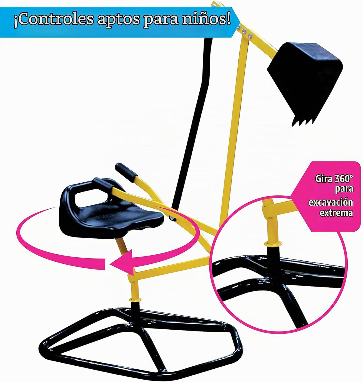 Ride On Crane digger- mecánico de cavar Toy- al aire última interve...