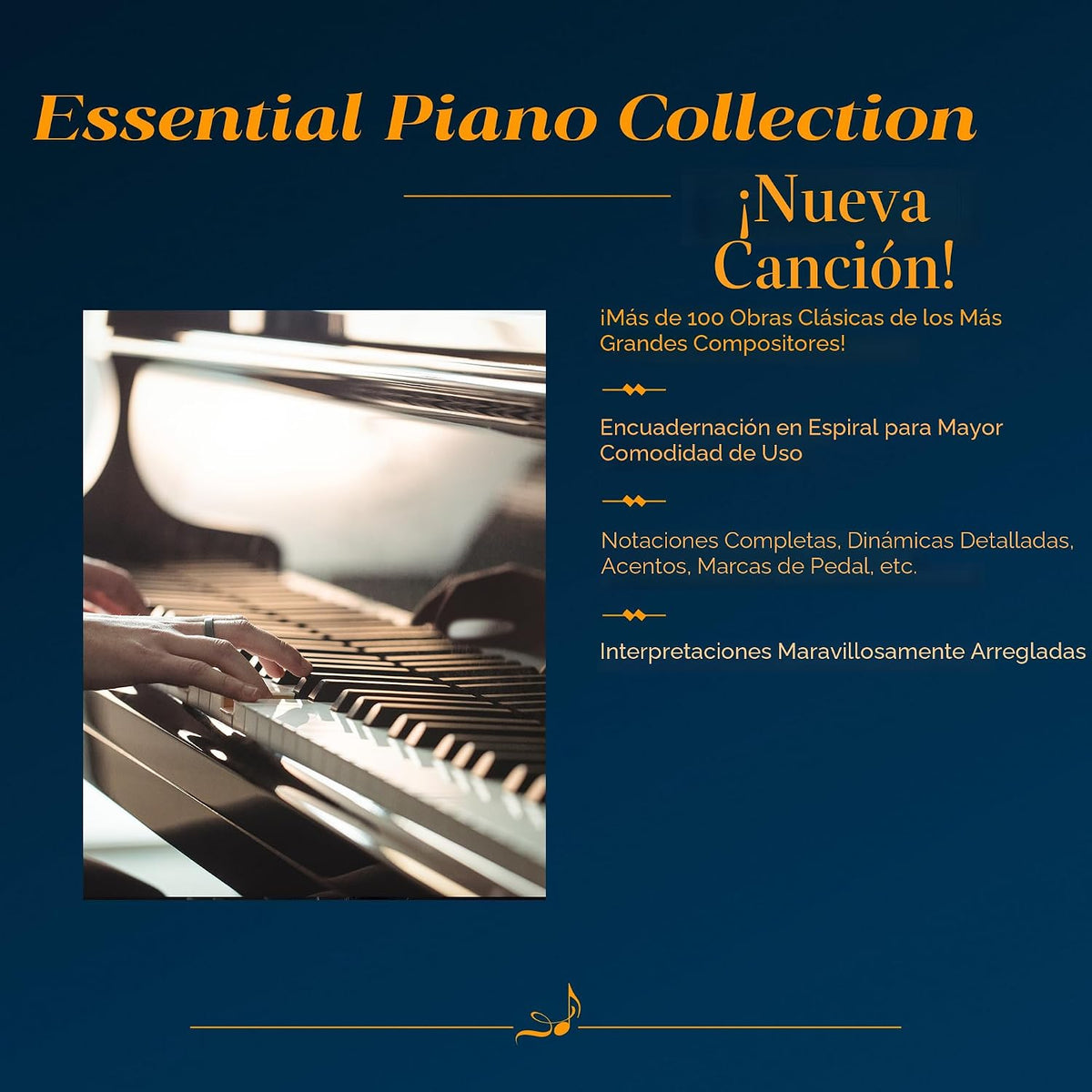 Biblioteca de clásicos del piano | Colección de piezas famosas para...