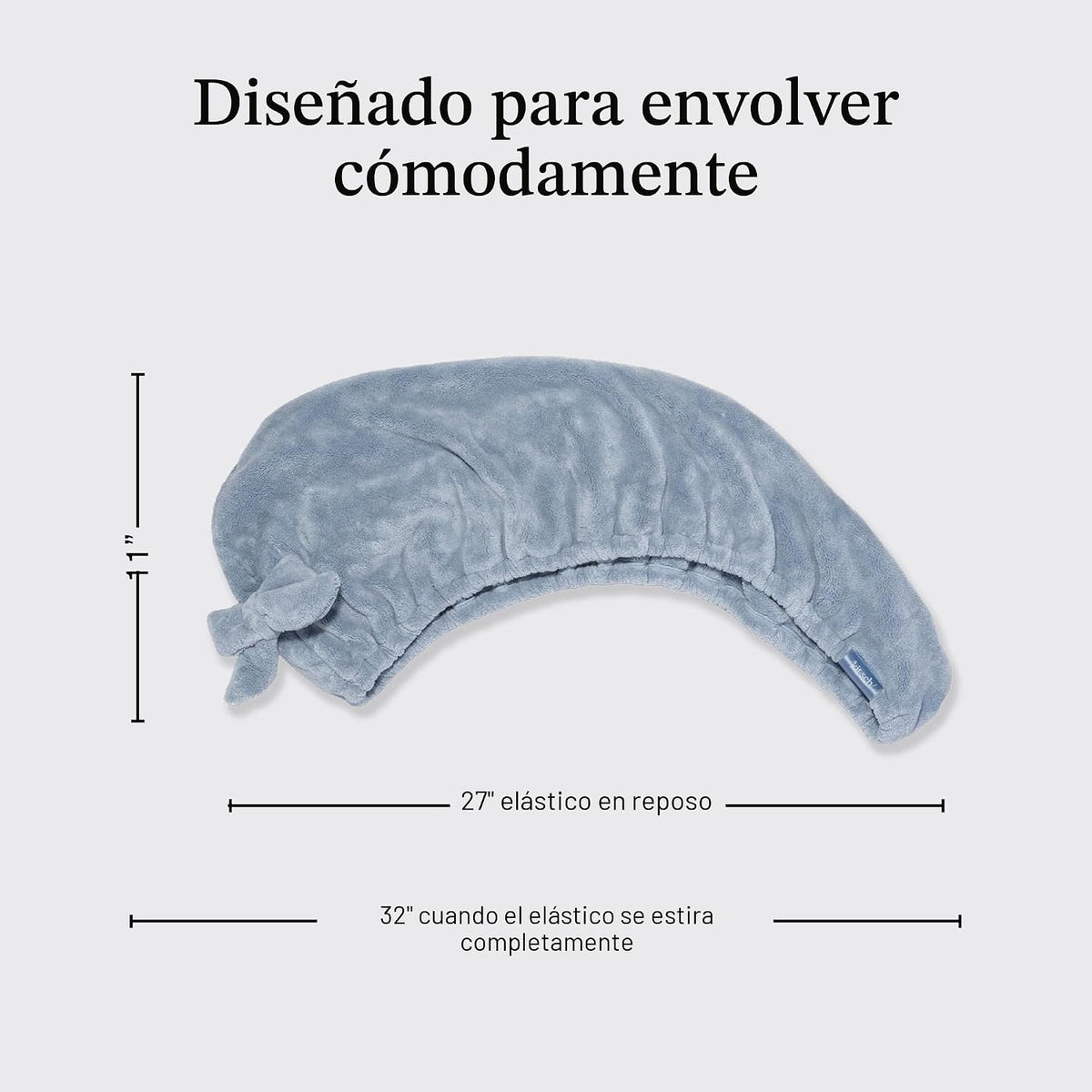 Kitsch Toalla de pelo de microfibra XL para mujer | Toallas de micr...