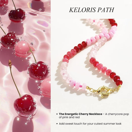 KELORIS PATH Collares de piedras preciosas con cuentas para mujer,...