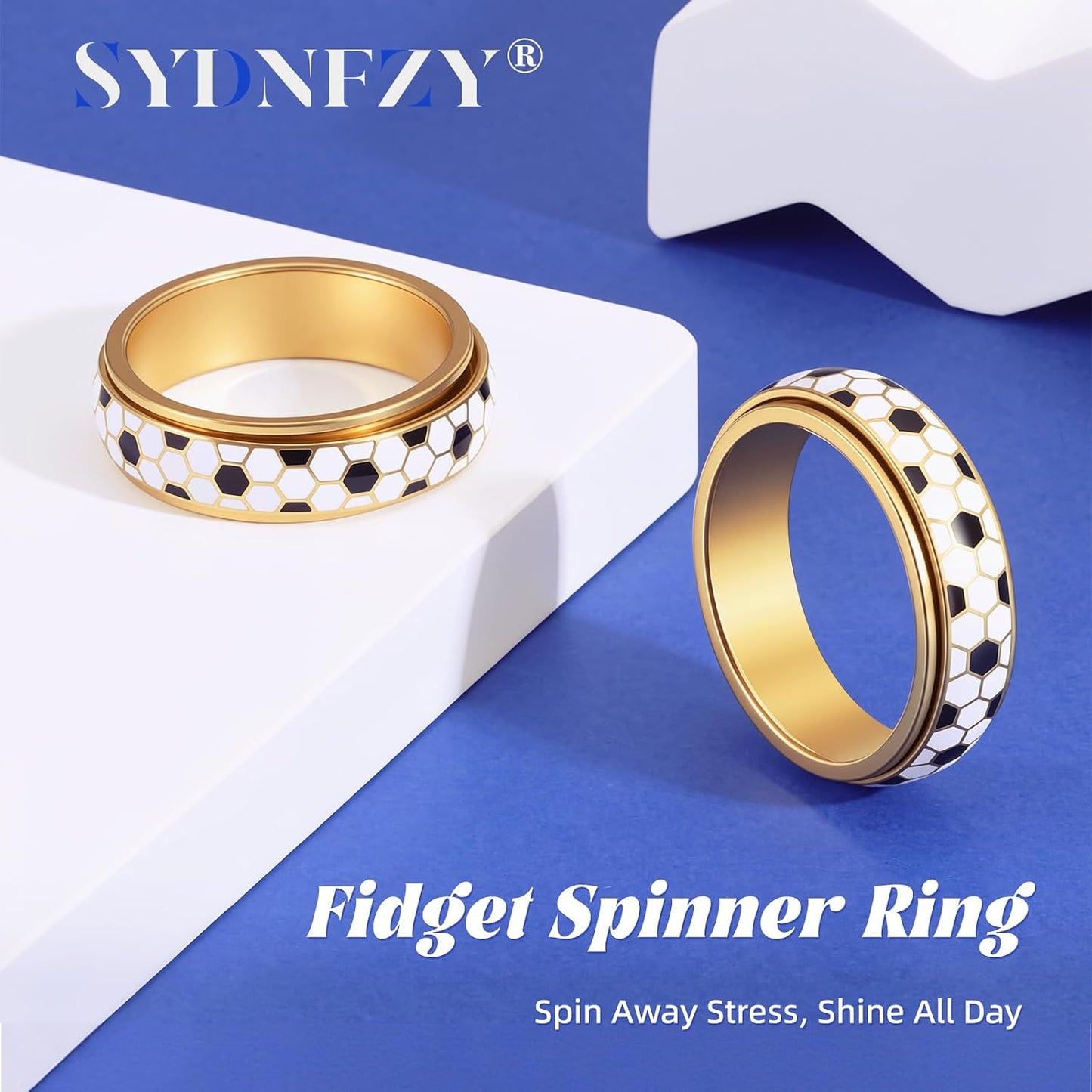 SYDNFZY Anillo de fútbol para adultos \u2013 Anillo giratorio de ac...