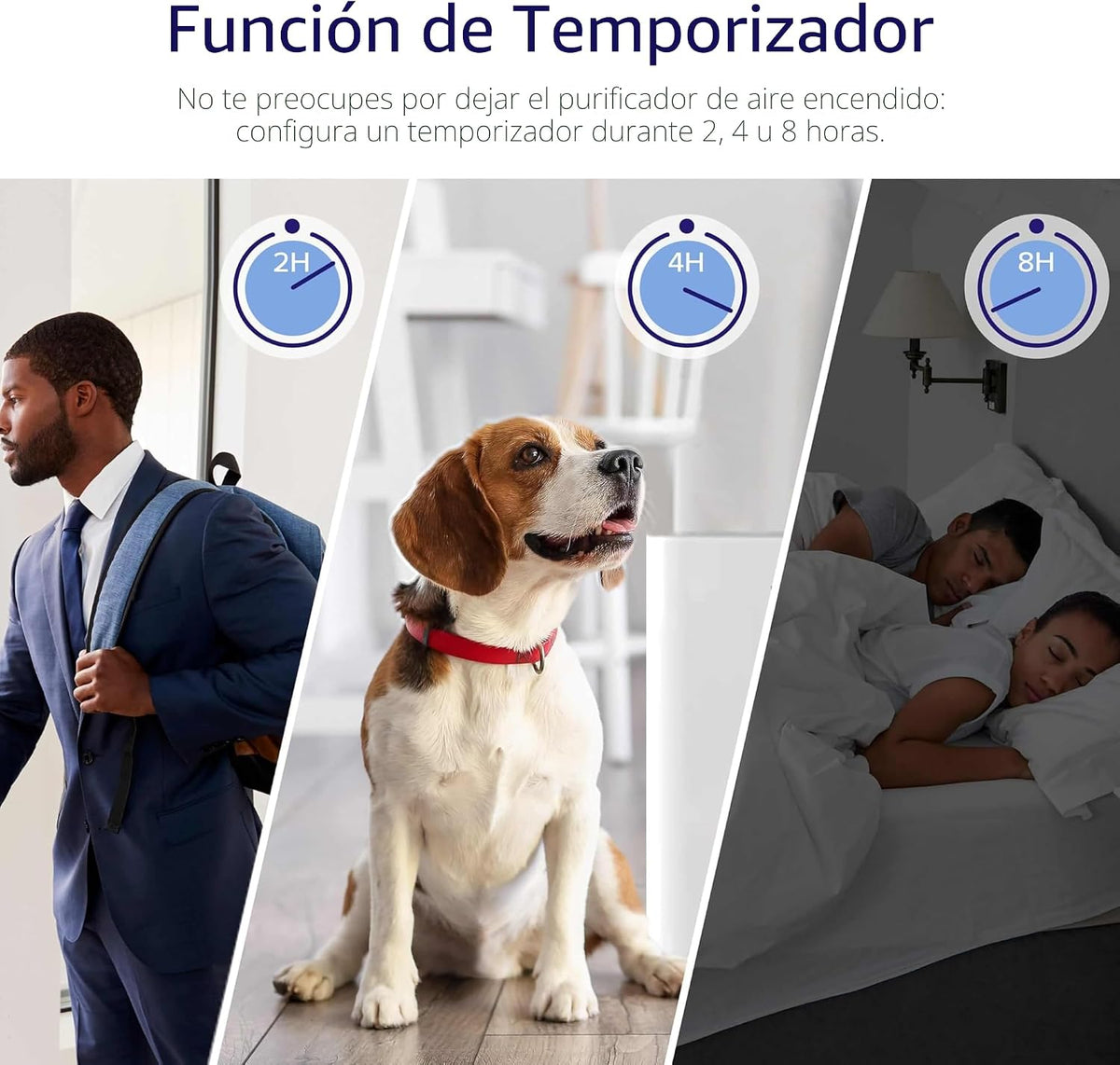 Levoit Purificador de aire para el hogar, dormitorio, habitación pe...