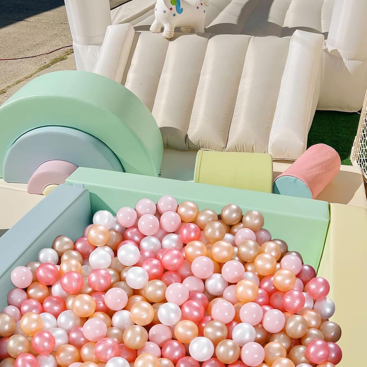 Heopeis Pelotas de Pozo de Bolas - Bolas de Plástico de 2.7 Pulgada...