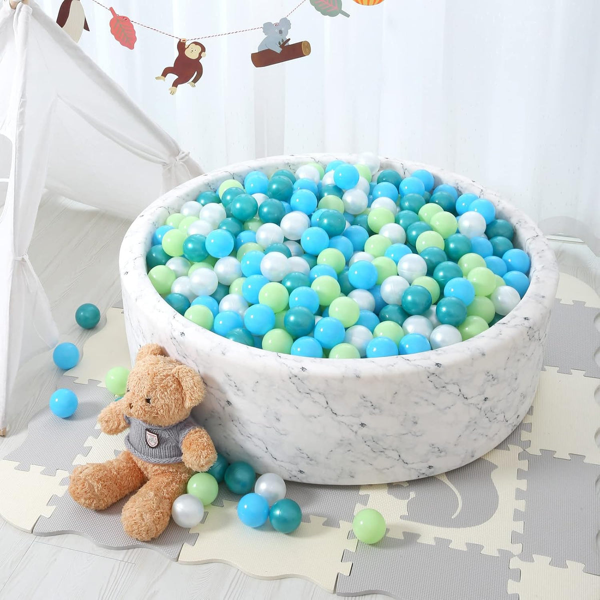 Bolas de piscina STARBOLO para niños pequeños, libres de ftalatos y...