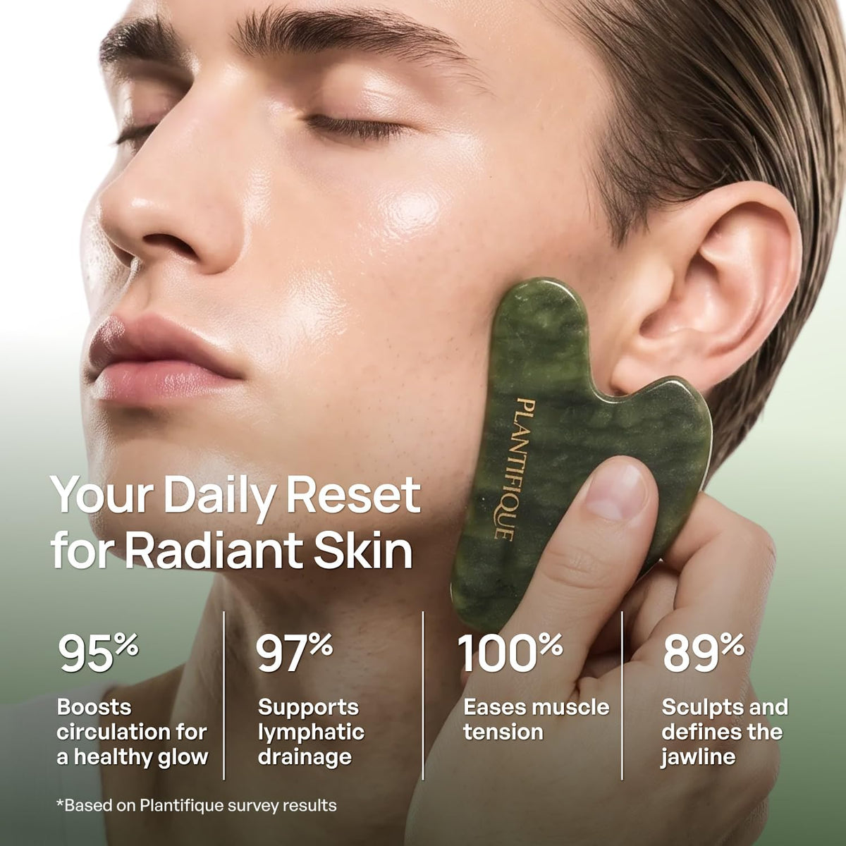 PLANTIFIQUE Gua Sha Herramientas faciales | Regalos | Herramienta d...