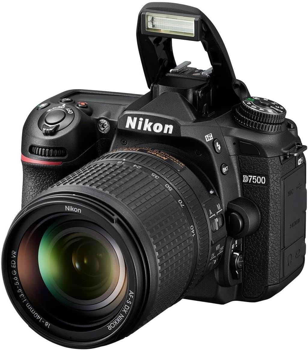Nikon D7500 Cámara DSLR de 20.9MP con lente AF-S DX NIKKOR 18-140mm...