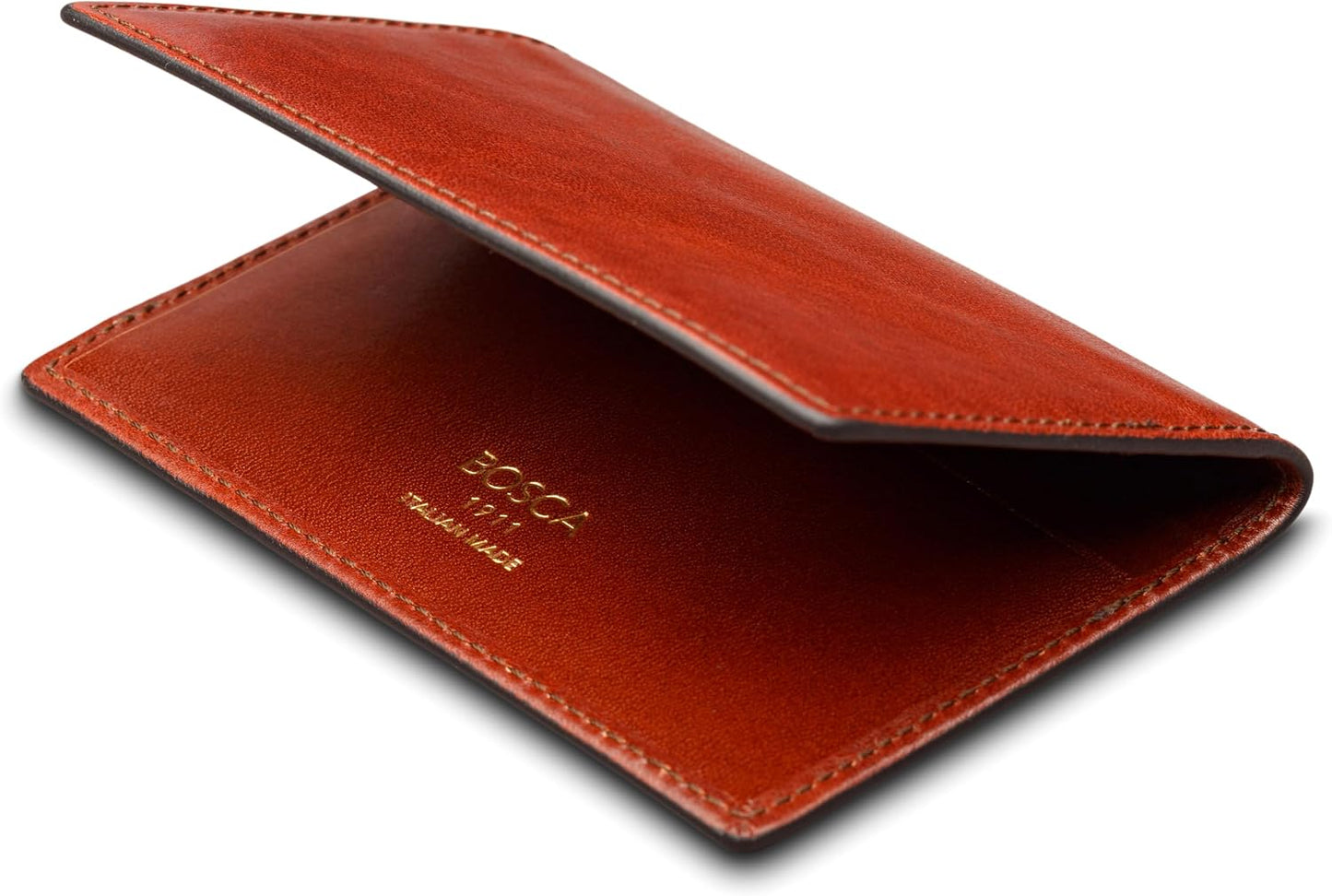 Bosca Italia Old Leather - Cartera minimalista con bolsillo frontal...