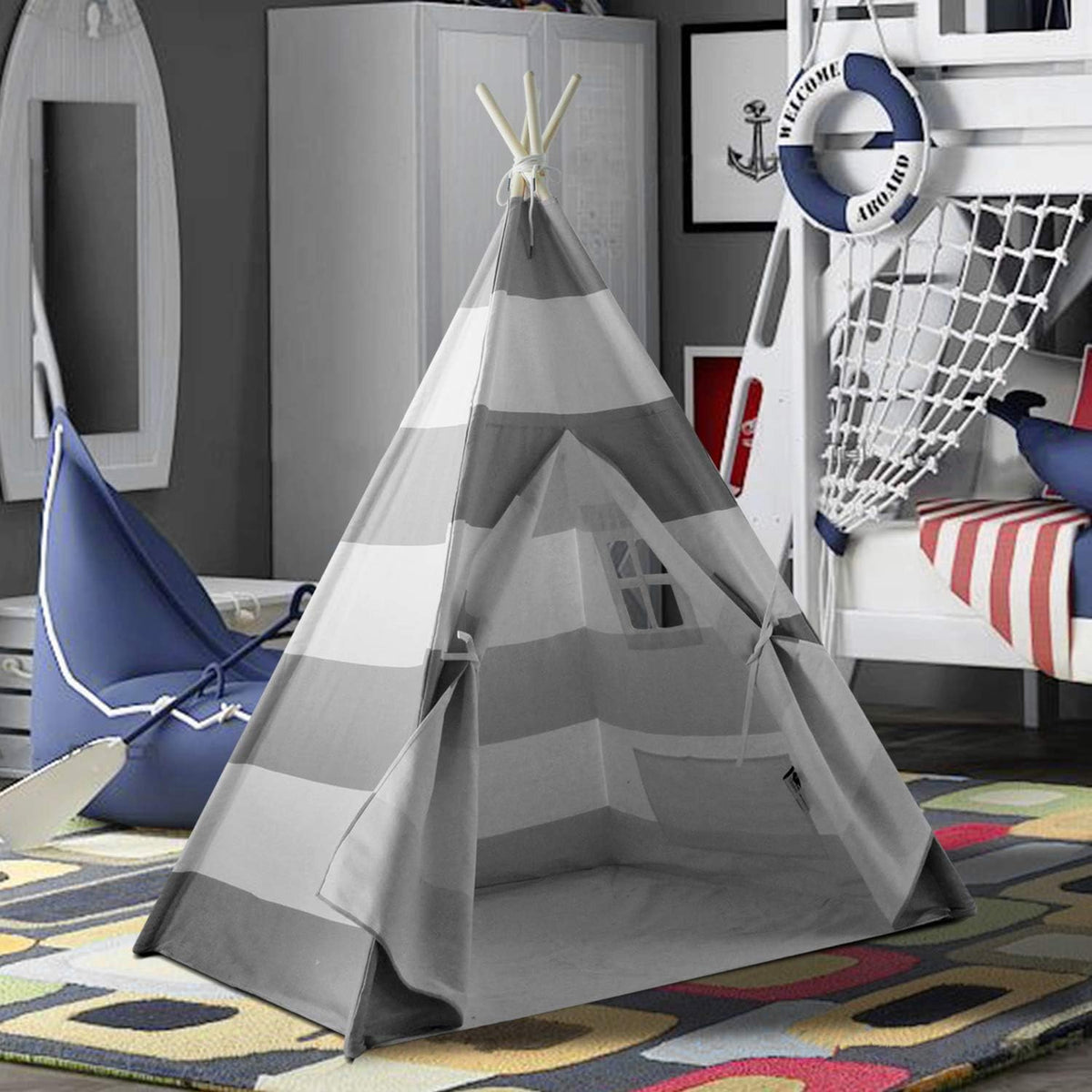 Tienda de campaña tipi para niños, tienda de campaña tipi para niño...