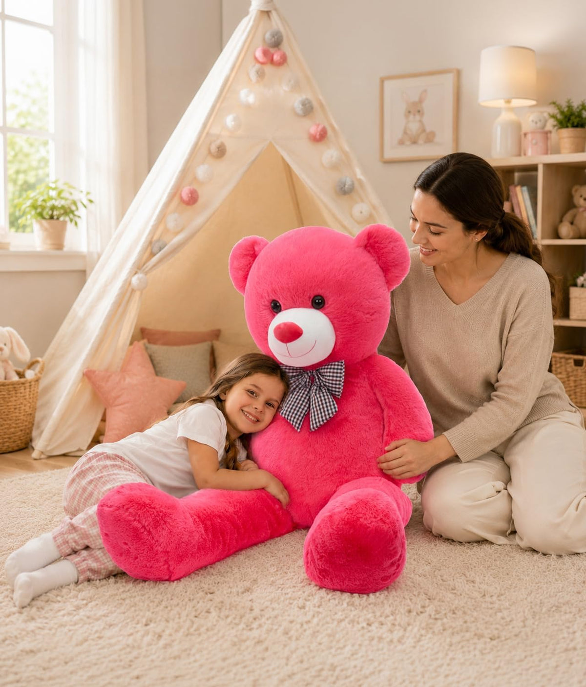 MaoGoLan Oso de peluche de 47 pulgadas, Meifenhong