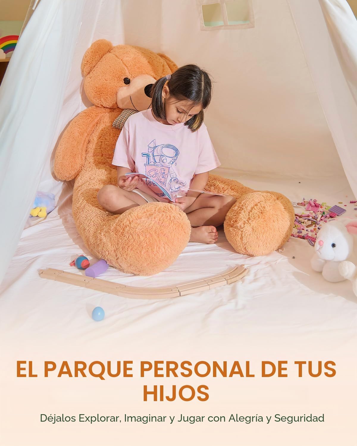 CO-Z Tienda de campaña para niños más grande de 85 pulgadas de alto...