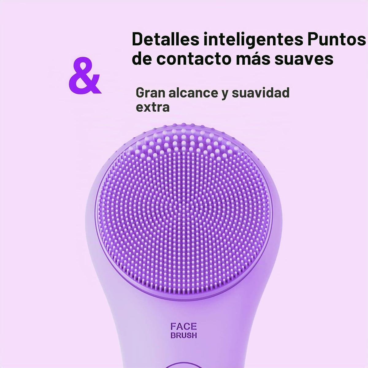 NgraCoola CLIE Cepillo de Limpieza Facial - Exfoliador Facial Imper...