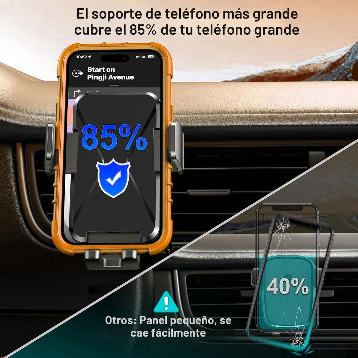 Qifutan Soporte para teléfono celular [clip de actualización que nu...
