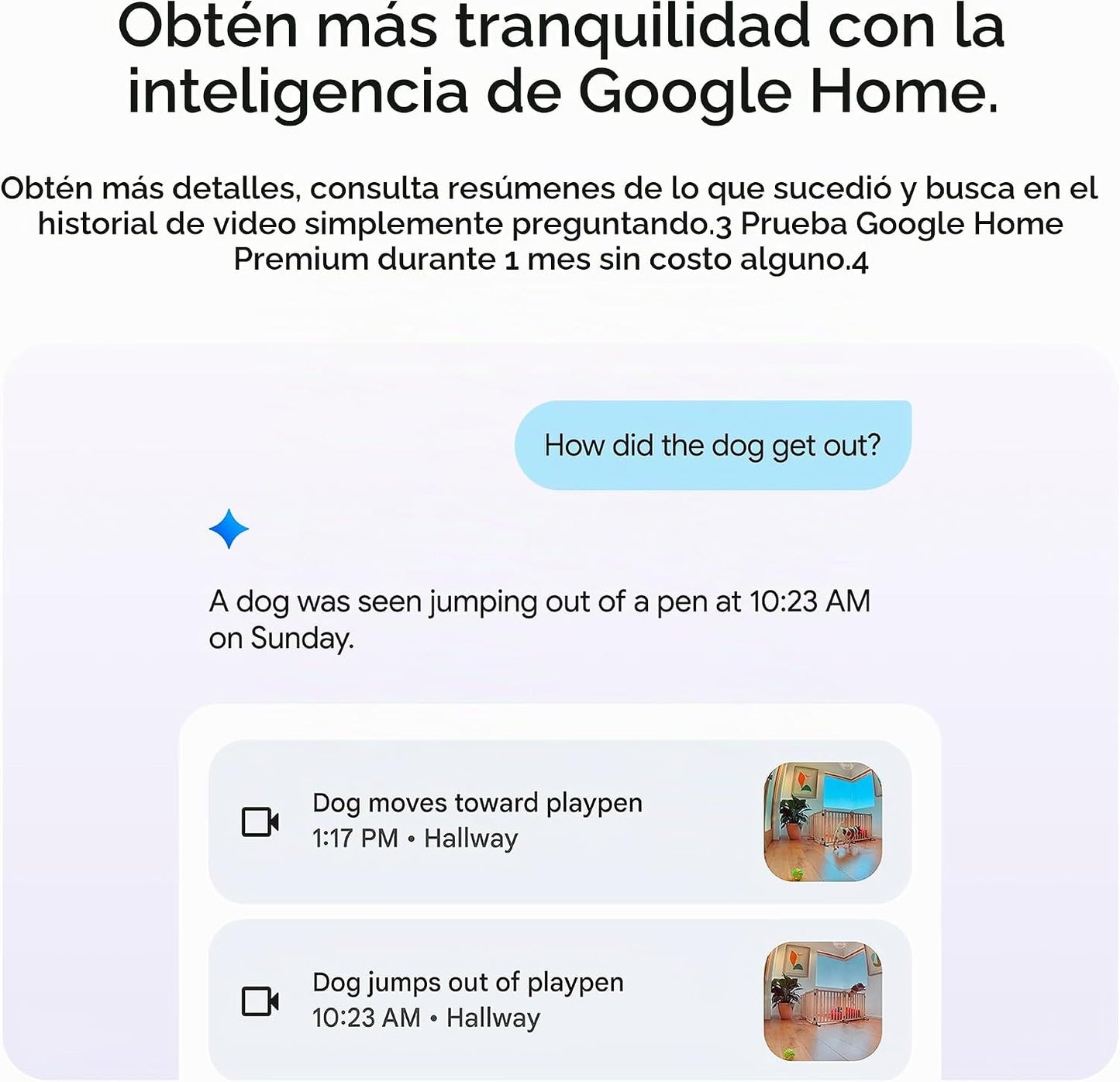 Google Nest Cam Indoor (cableada, 3ª generación) - Cámara de seguri...