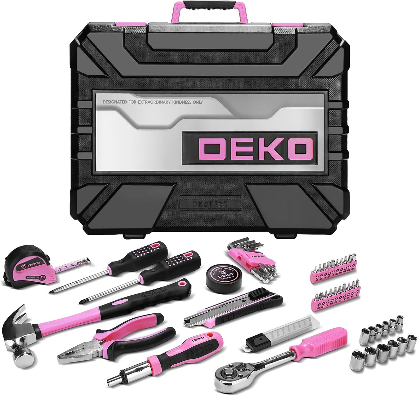 DEKOPRO Juego de herramientas: Kit de herramientas para el hogar de...