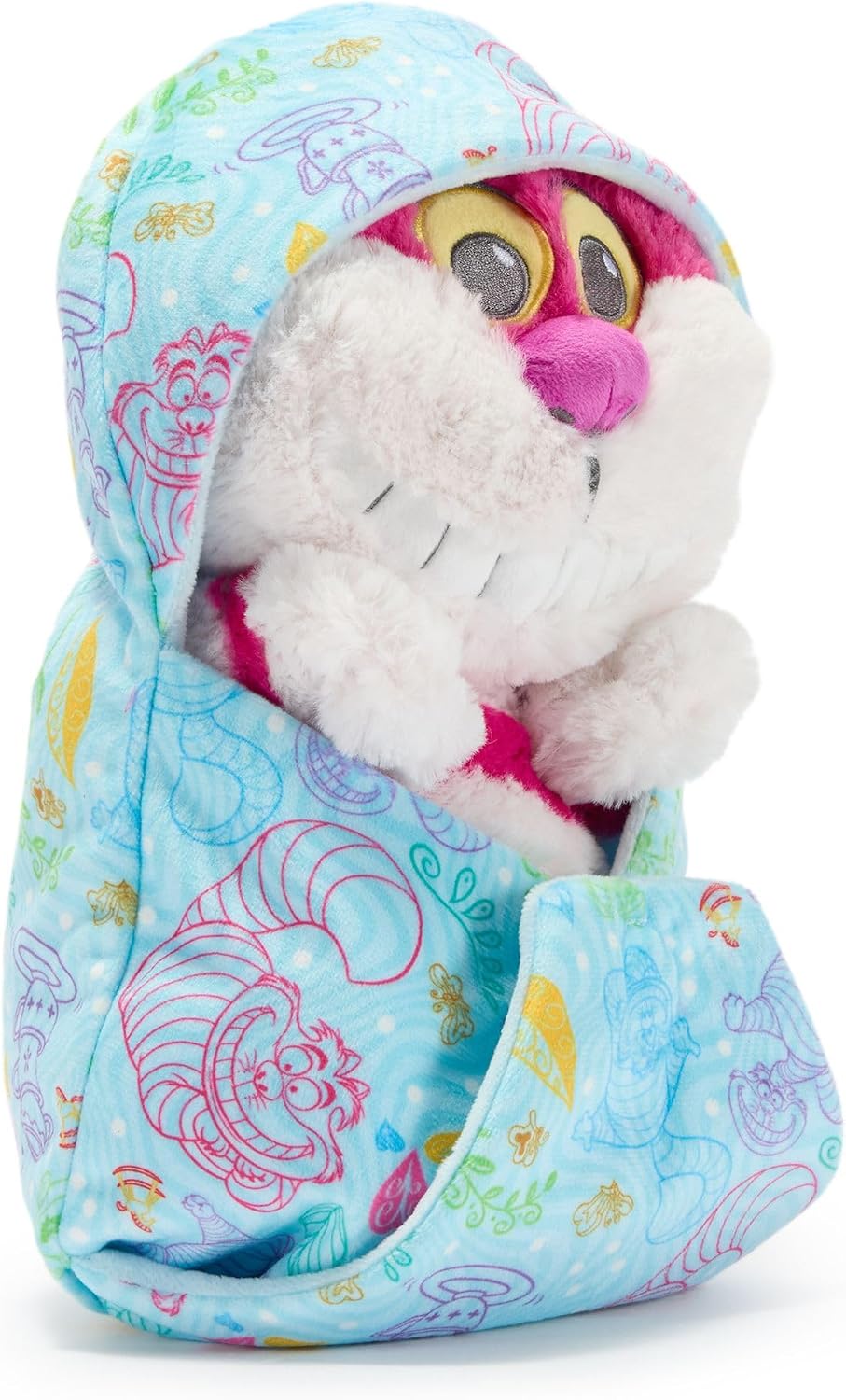 Disney Store Peluche oficial de gato de Cheshire con funda para man...