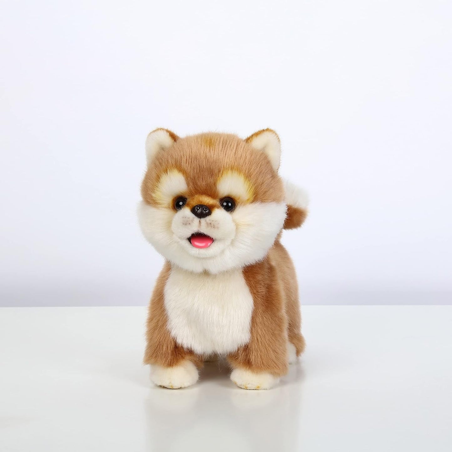 Perro de peluche electrónico interactivo Akita, cachorro realista i...