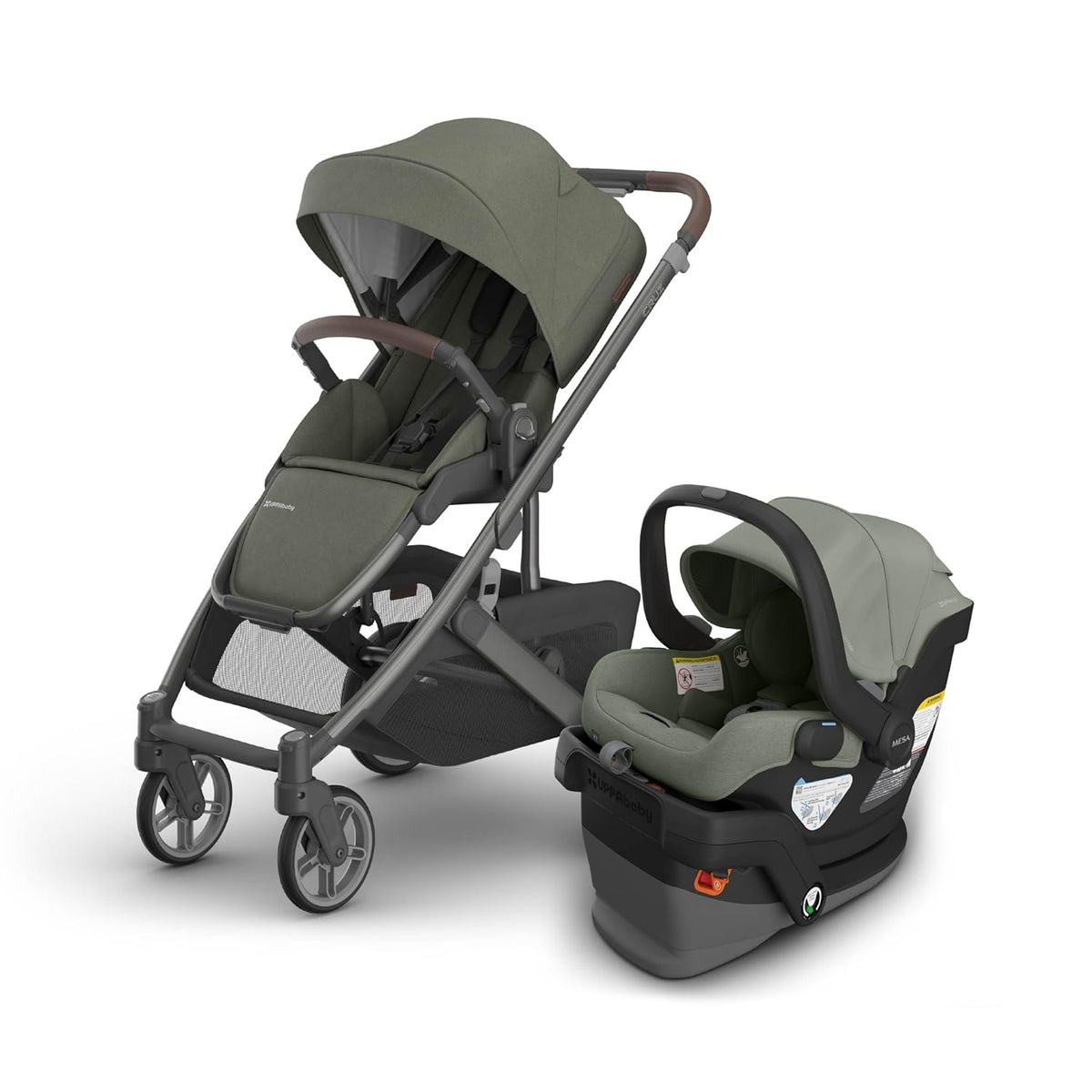 UPPAbaby Cruz V3 Cochecito + Mesa V3 - Conjunto de sistema de viaje...