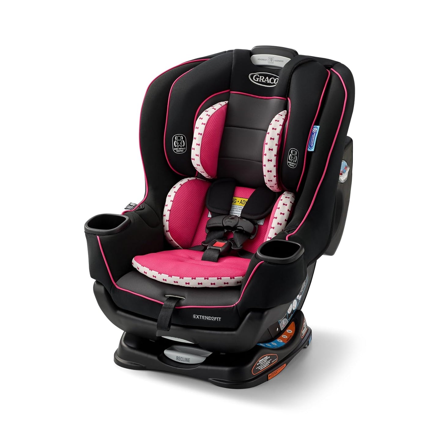 Asiento de auto convertible Graco Extend2Fit para bebé, orientación...