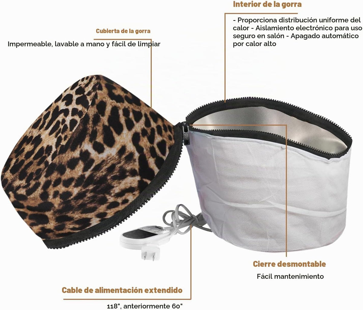 VICARKO Gorro térmico térmico para acondicionamiento profundo con e...