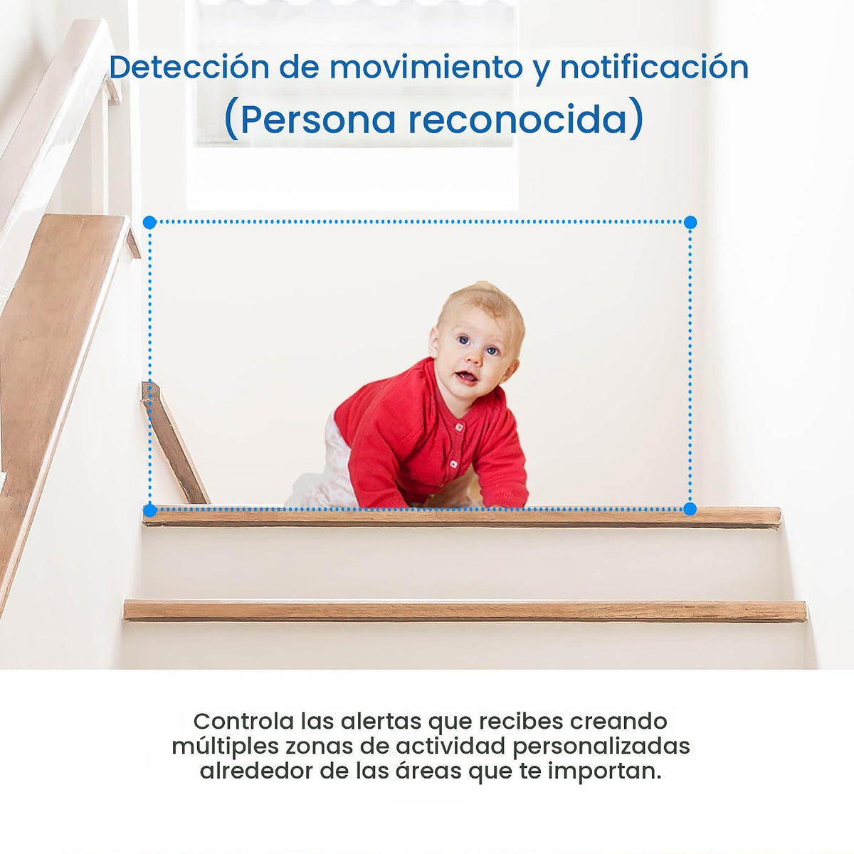 Tapo Cámara de seguridad interior 2K Pan\/Tilt para monitor de bebé...
