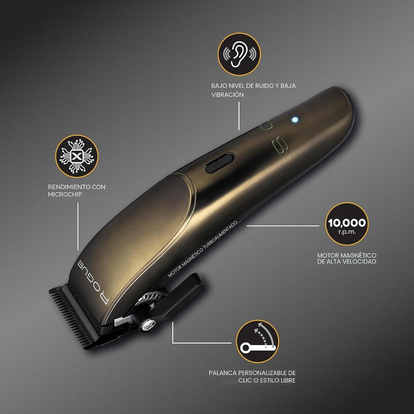 StyleCraft Rogue Professional Cortapelos y Recortadora Inalámbrica...