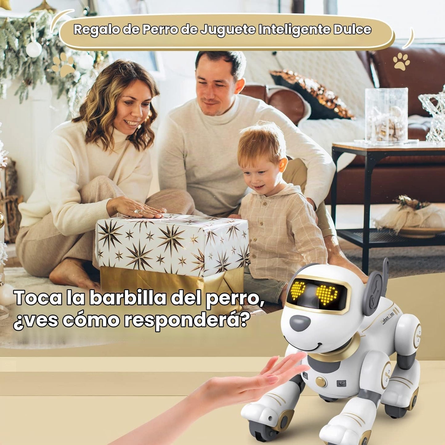 FUUY Perro Robot para Niños Perro Robot de Control Remoto Juguete d...
