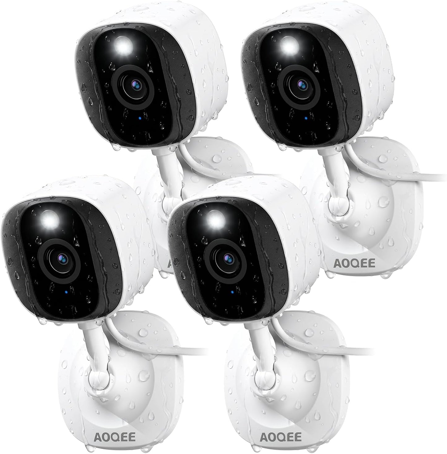 AOQEE Cámaras 2K para Seguridad del Hogar - Cámara para Exteriores\...
