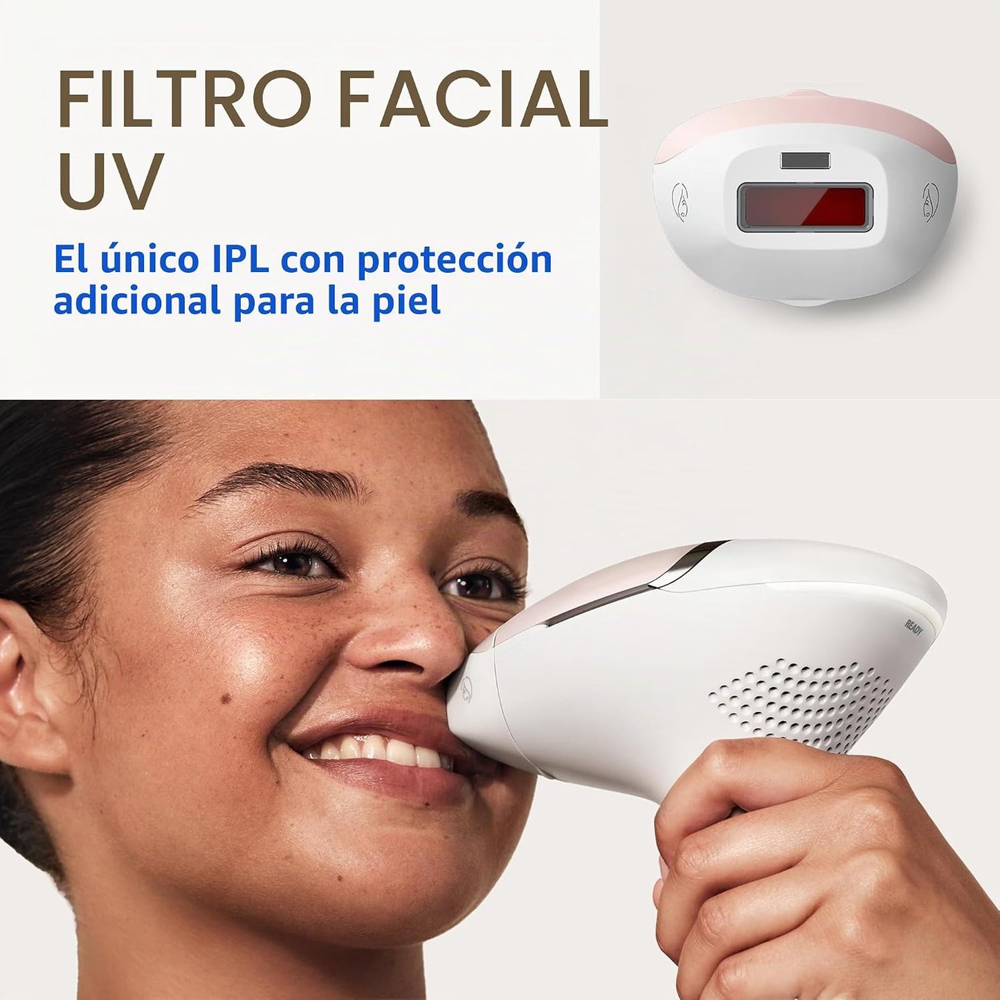 Philips Lumea IPL - Depilación láser tipo salón, dispositivo de red...