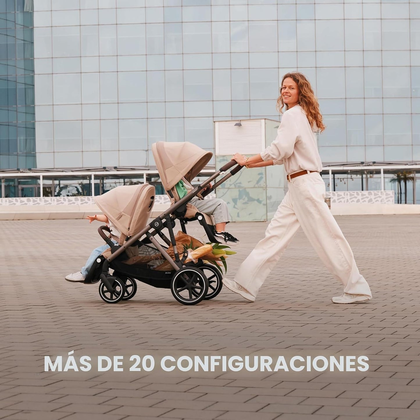 Cybex Gazelle S Cochecito Modular Doble para Bebé y Niño Pequeño In...