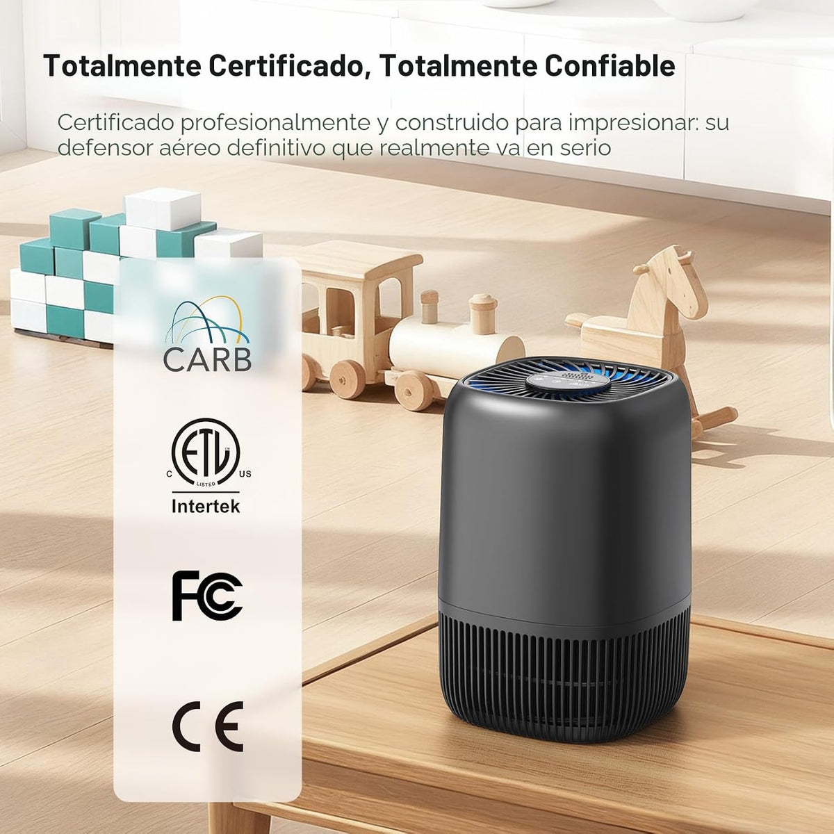 VOOPNU Purificadores de aire para dormitorio, filtro de alta eficie...