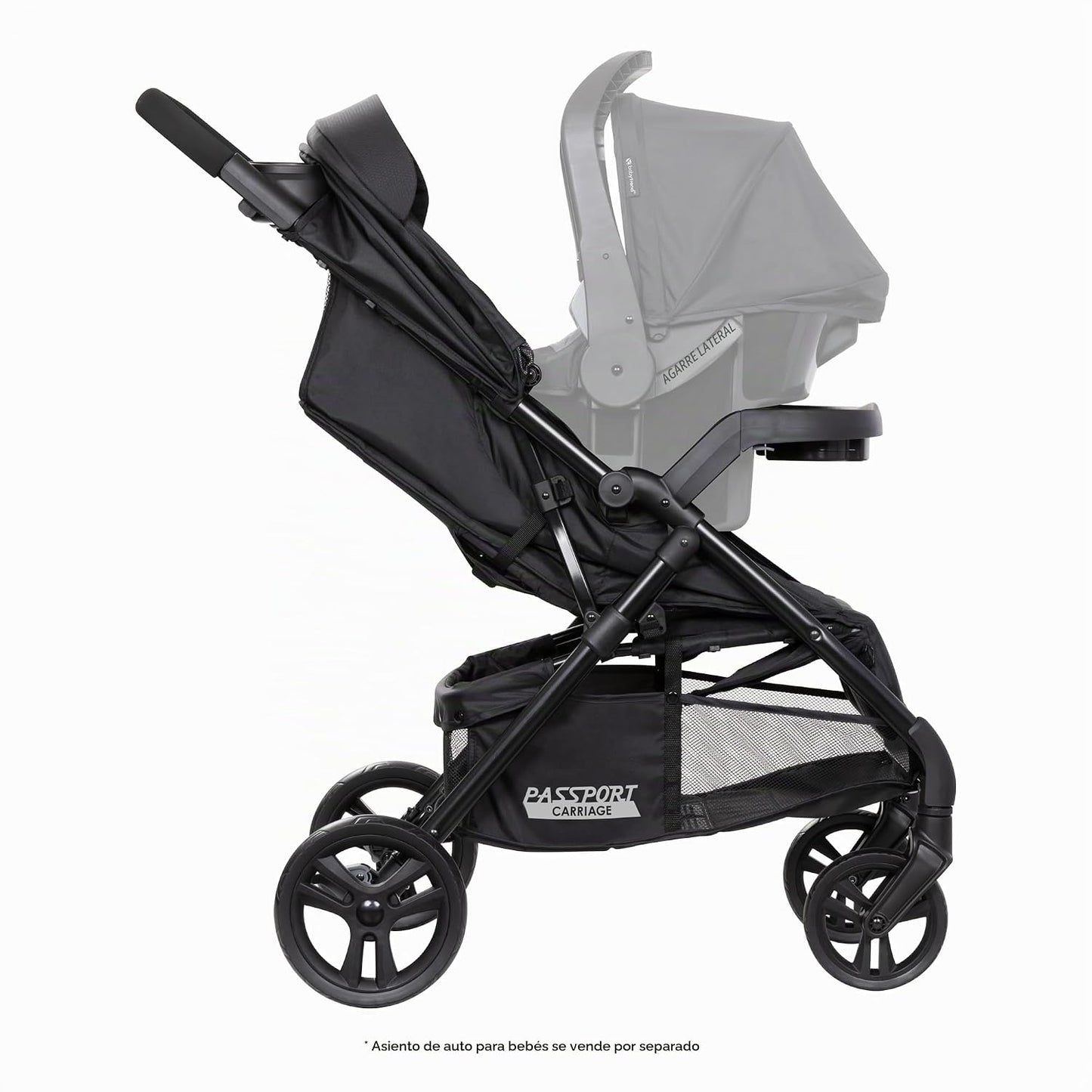 Cochecito de Pasaporte® de Baby Trend, Ultra Negro