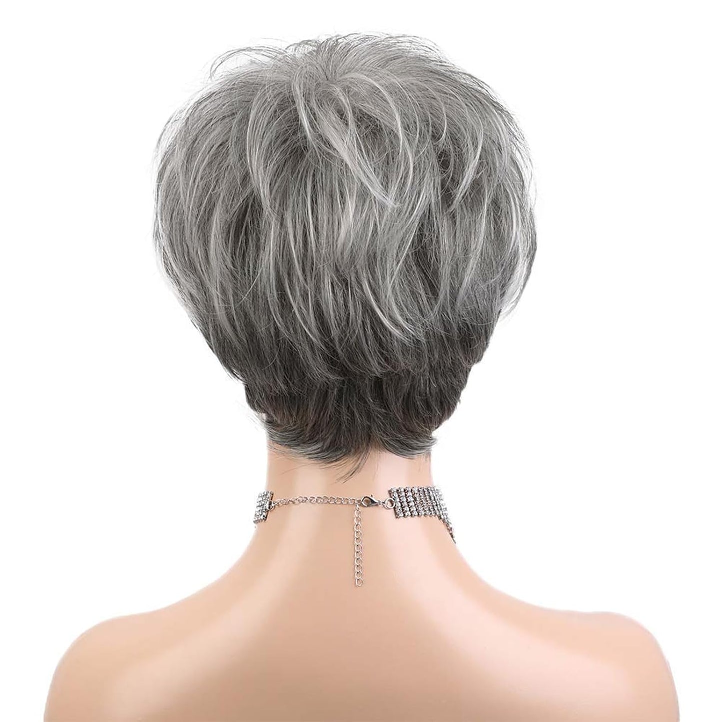 HAIRCUBE - Pelucas de cuidado fácil, pelucas de cabello humano con...