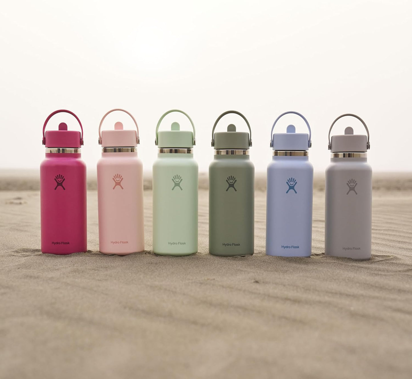 Botella de agua Hydro Flask - De acero inoxidable aislada - Tapa co...