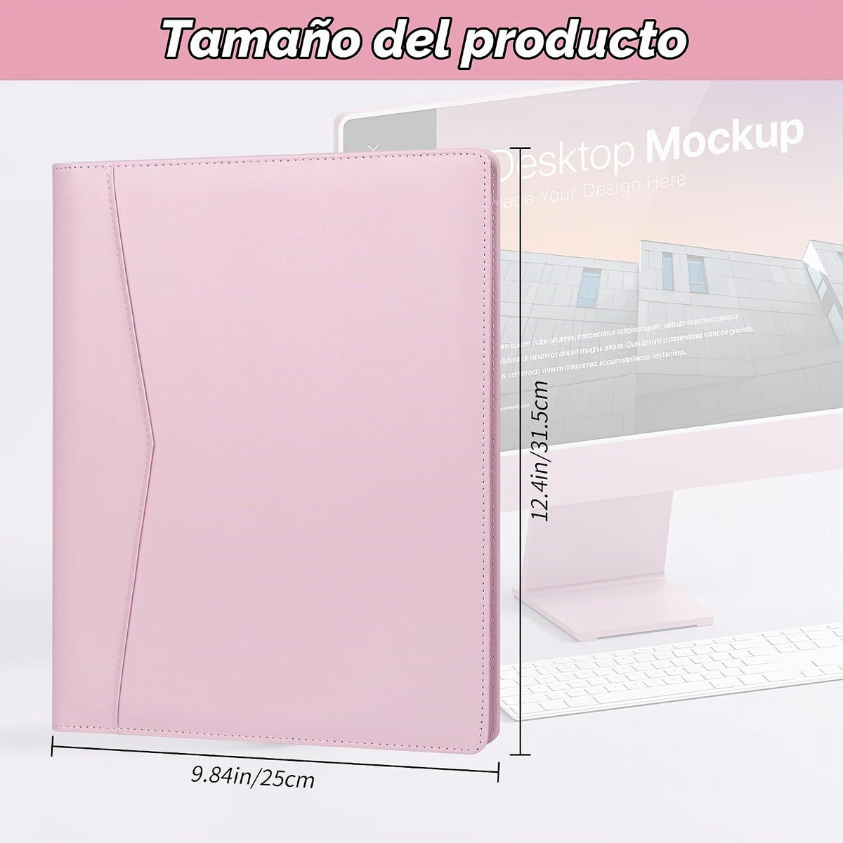 Pacific Mailer carpeta portafolios con cremallera, organizador de d...