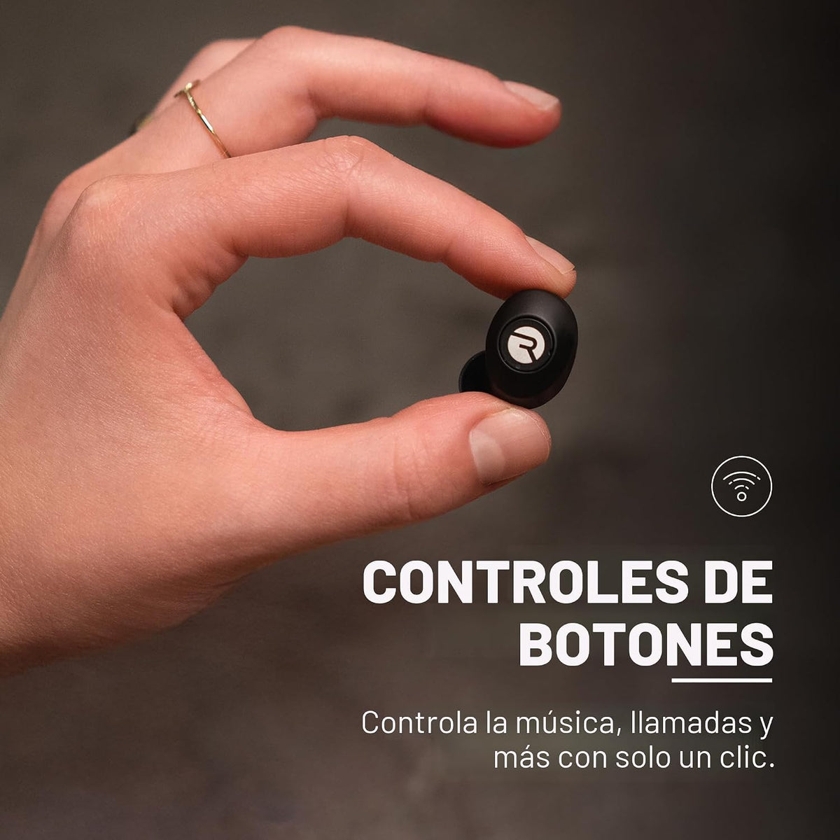 Raycon Everyday Earbuds - Auriculares inalámbricos Bluetooth clásic...