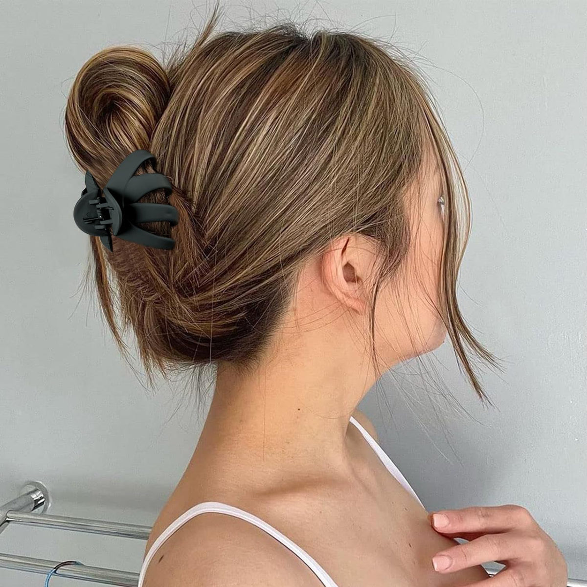2.8 Pulgadas Pinzas de pelo medianas de pulpo para mujeres, pinzas...