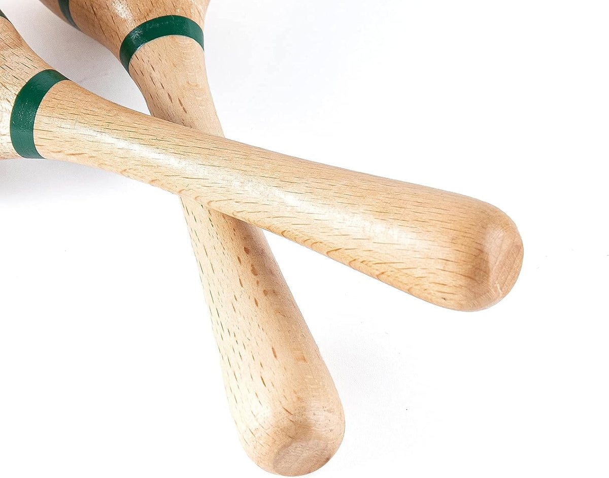 Musfunny Maracas Sonajeros de Percusión de Mano, Material de Madera...