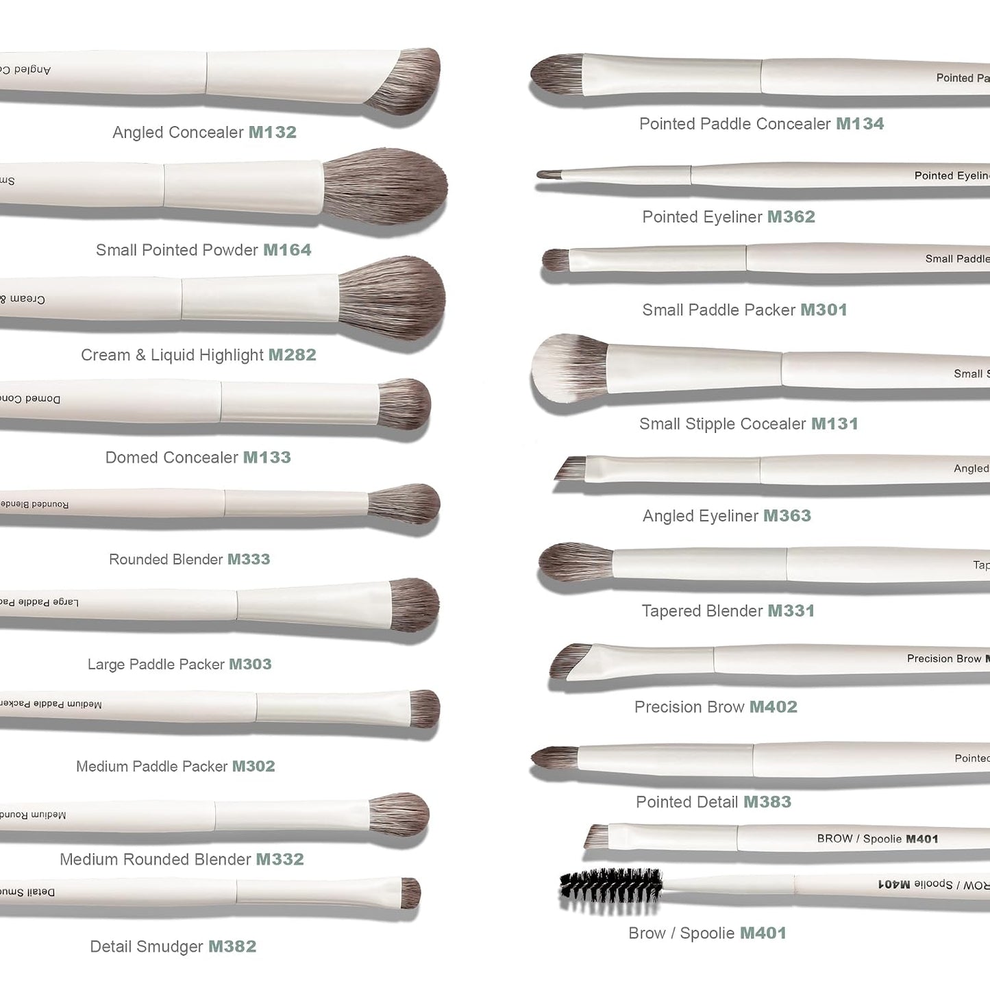 Vynestra Juego de 30 brochas de maquillaje de grado profesional con...