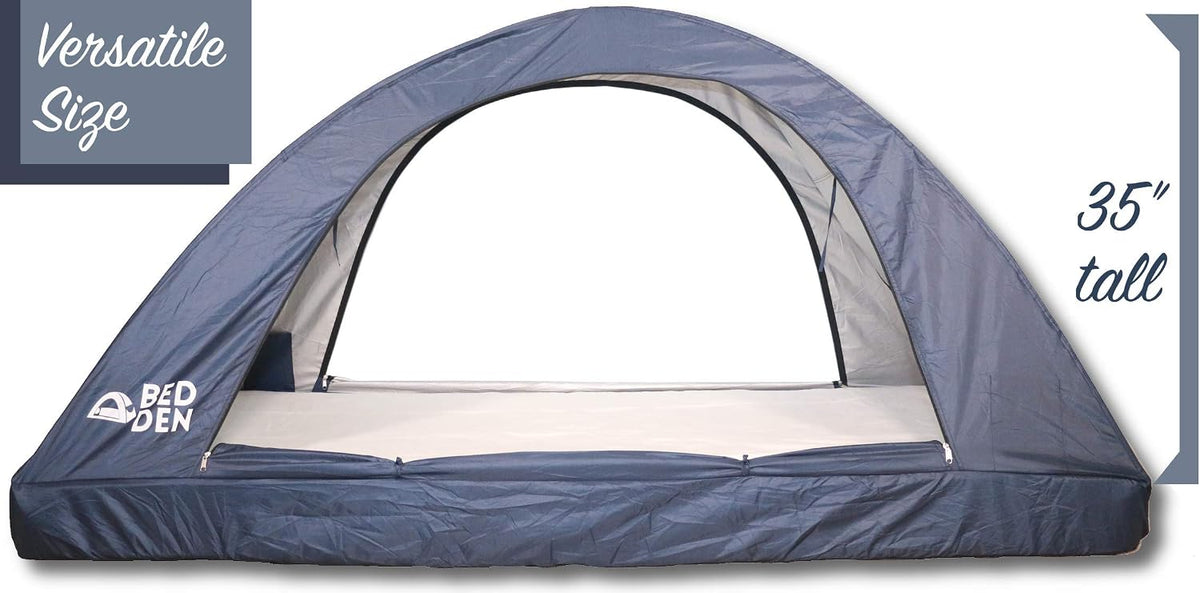 Bed Den - Toldo plegable de privacidad para cama individual XL (79....