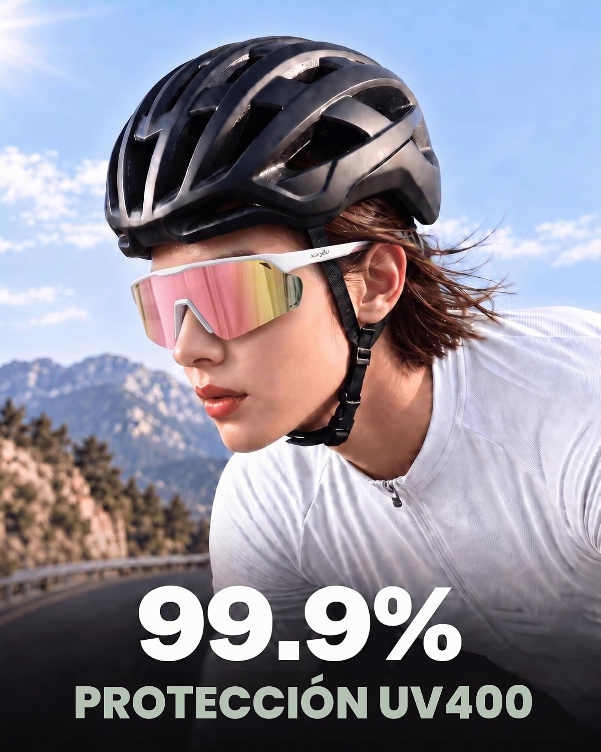 AGEYOU Gafas de sol deportivas polarizadas para hombres y mujeres |...
