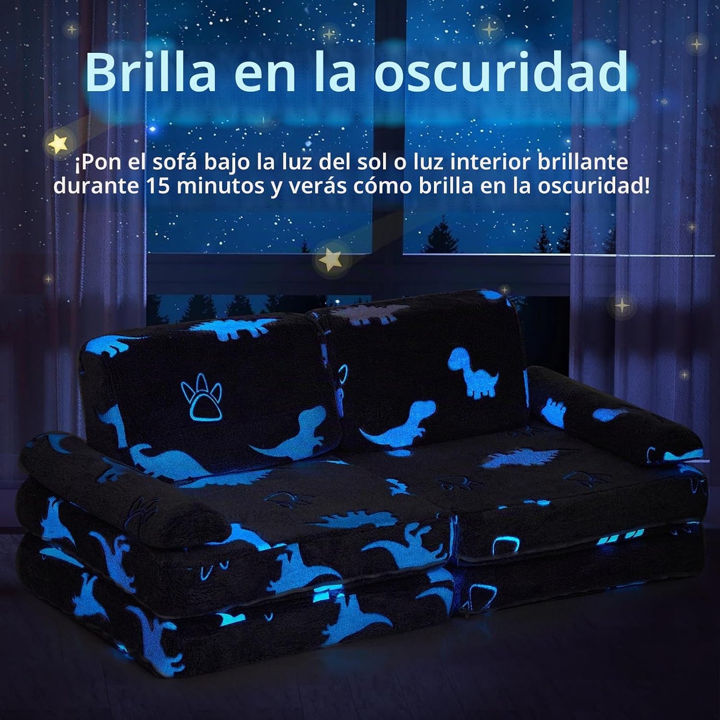 IFNOW Sofá de juego modular para niños, sofá para niños pequeños, s...