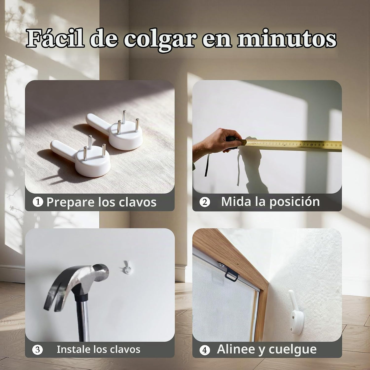 Kinetrix Impresiones artísticas de pared en blanco y negro, silueta...