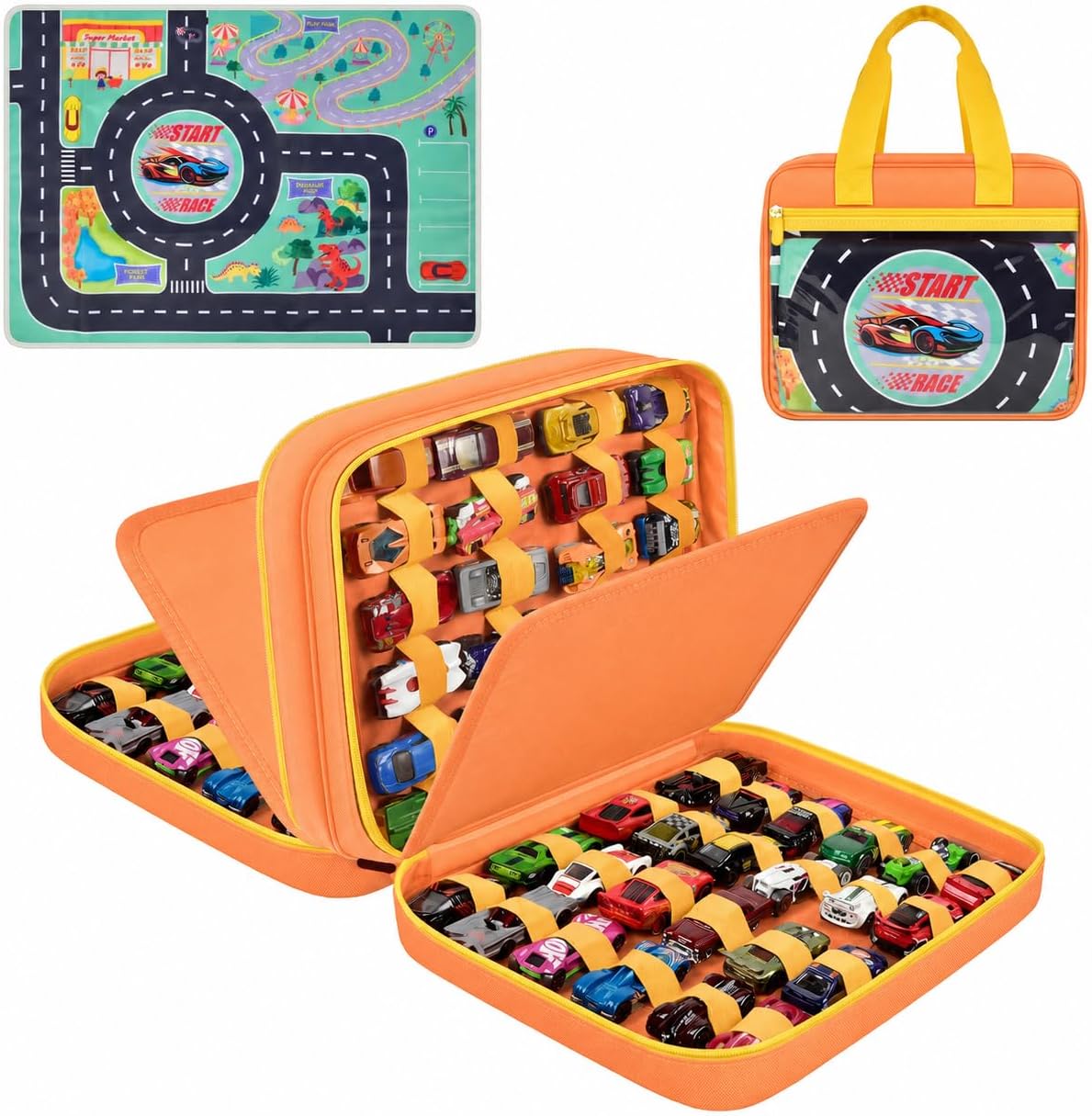 SAIKA Estuche para Coche de Juguete para Almacenamiento de Hot Whee...