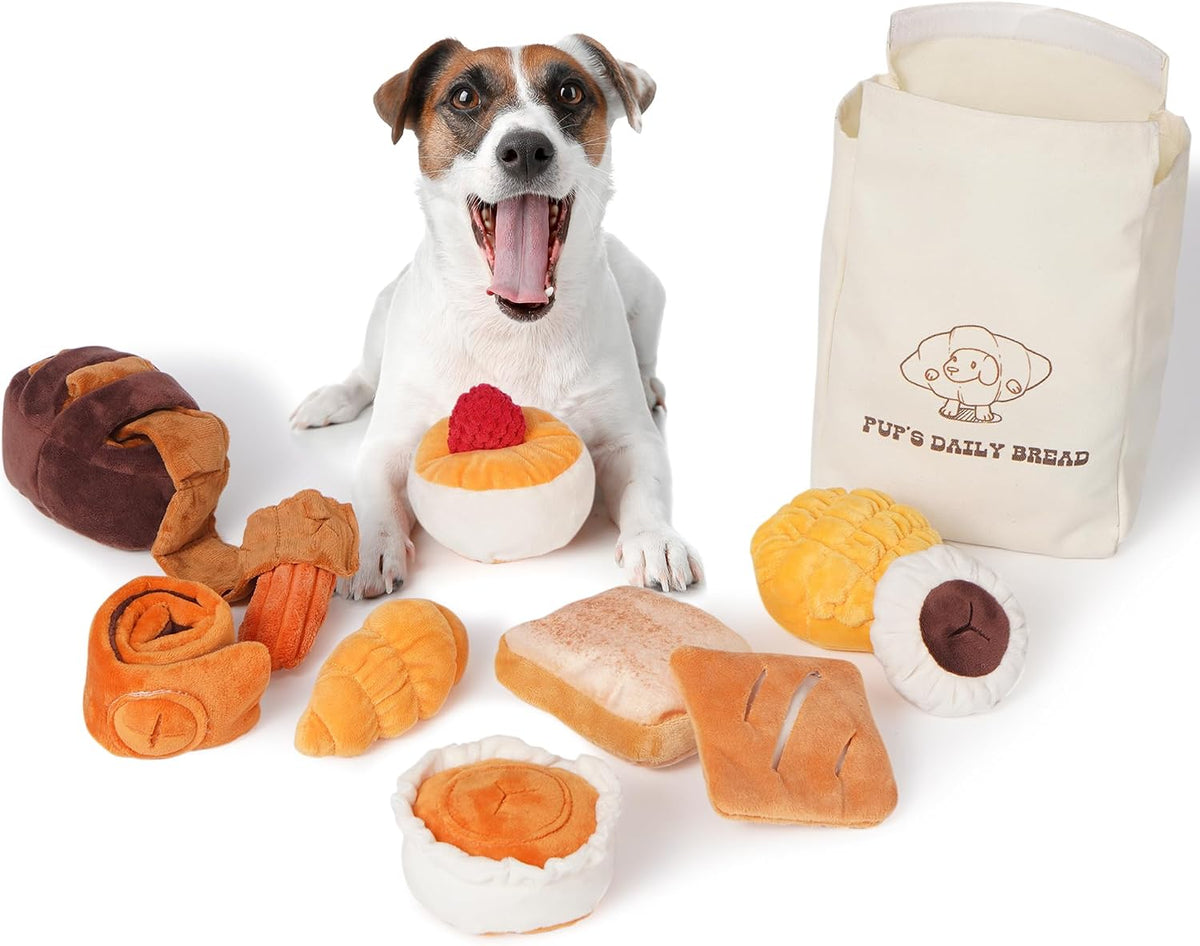 Nocciola 10 piezas de juguetes para perros con sonido - Juguetes pa...