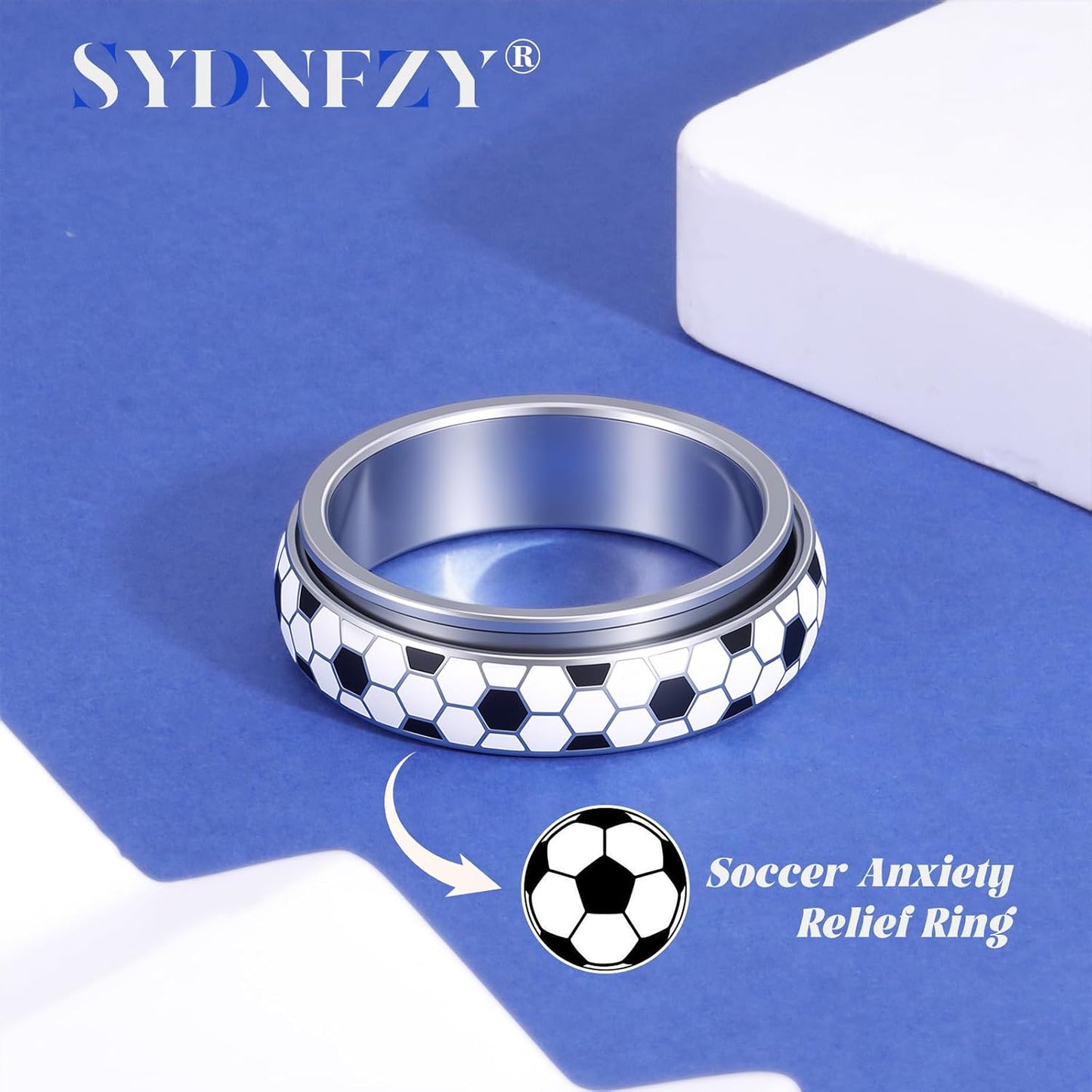SYDNFZY Anillo de fútbol para adultos \u2013 Anillo giratorio de ac...