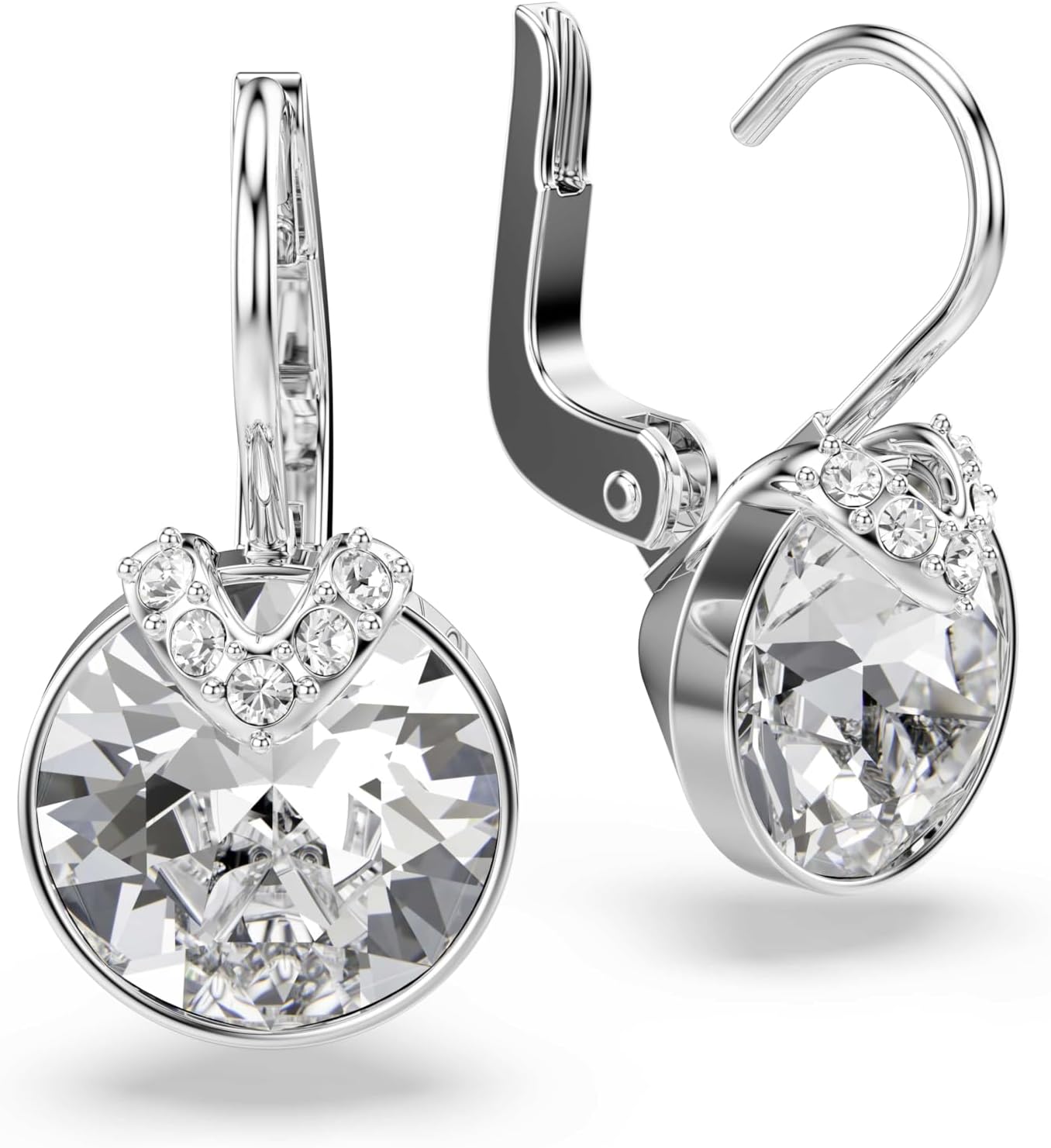 Pendientes de cristal Swarovski Bella V, cristales grises, amarillo...
